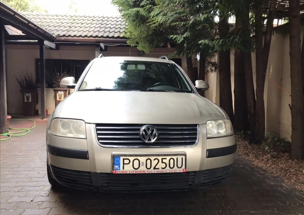 Volkswagen Passat cena 5800 przebieg: 404000, rok produkcji 2004 z Puszczykowo małe 56